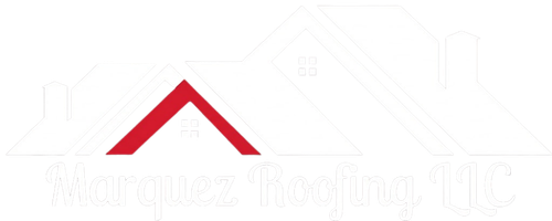 Marquez Roofing LLC White Logo