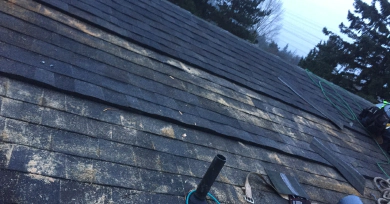 Storm Damage Roofing Card